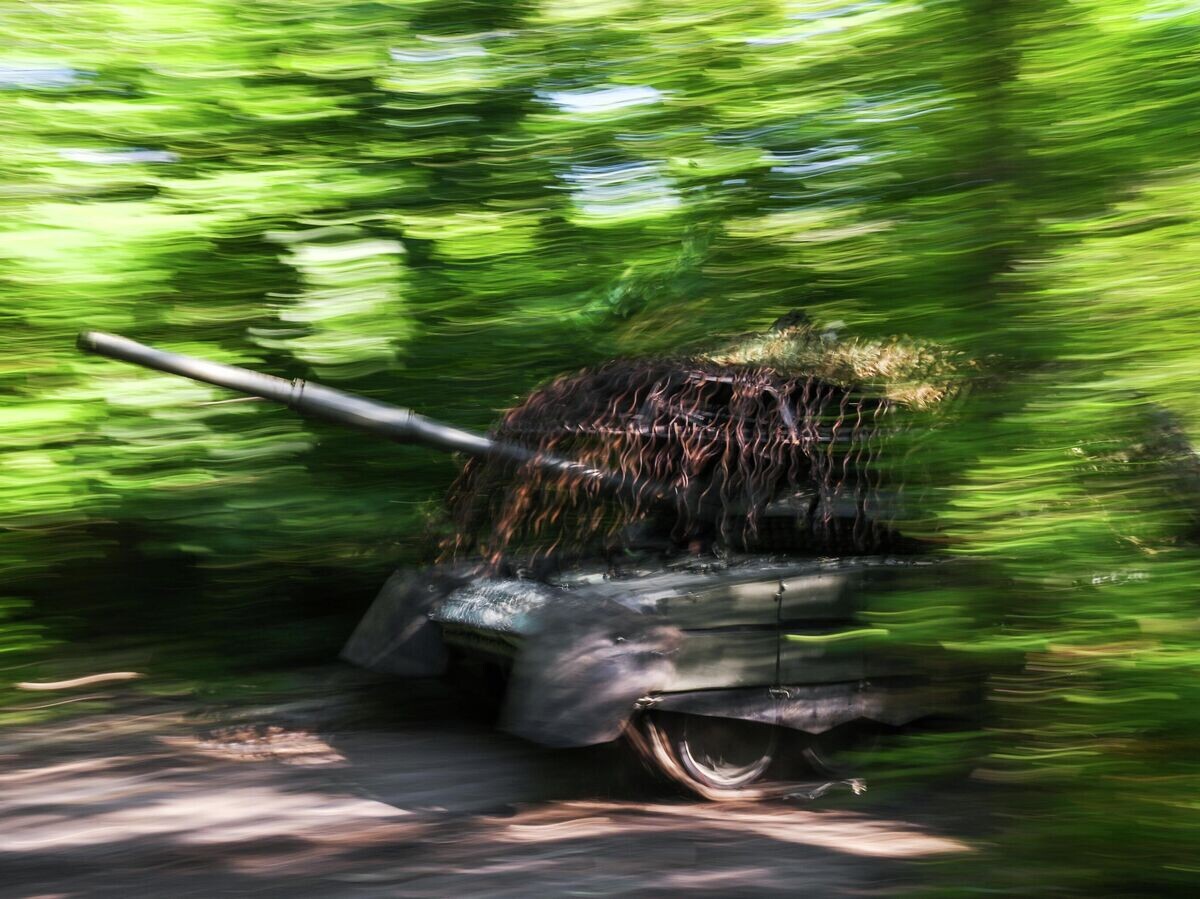    Танк Т-72 в Донецкой народной республики© РИА Новости / Евгений Биятов