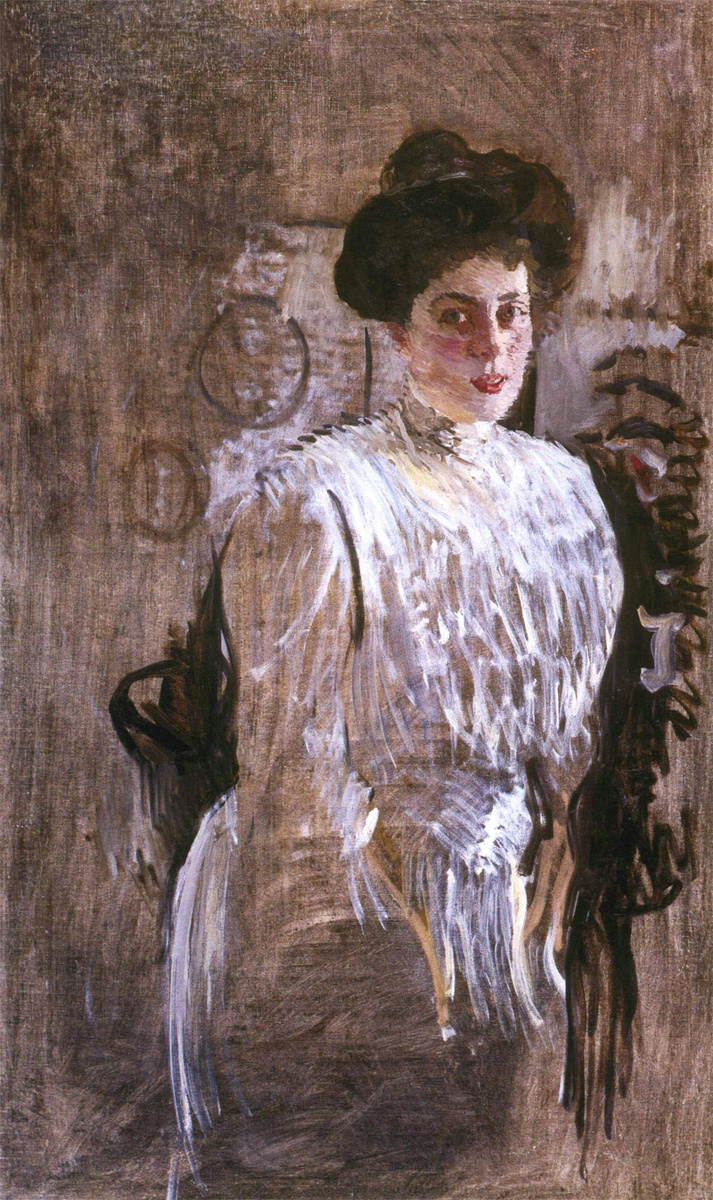 В. Серов. Портрет М.К. Морозовой.1910.  Днепропетровский художественный музей