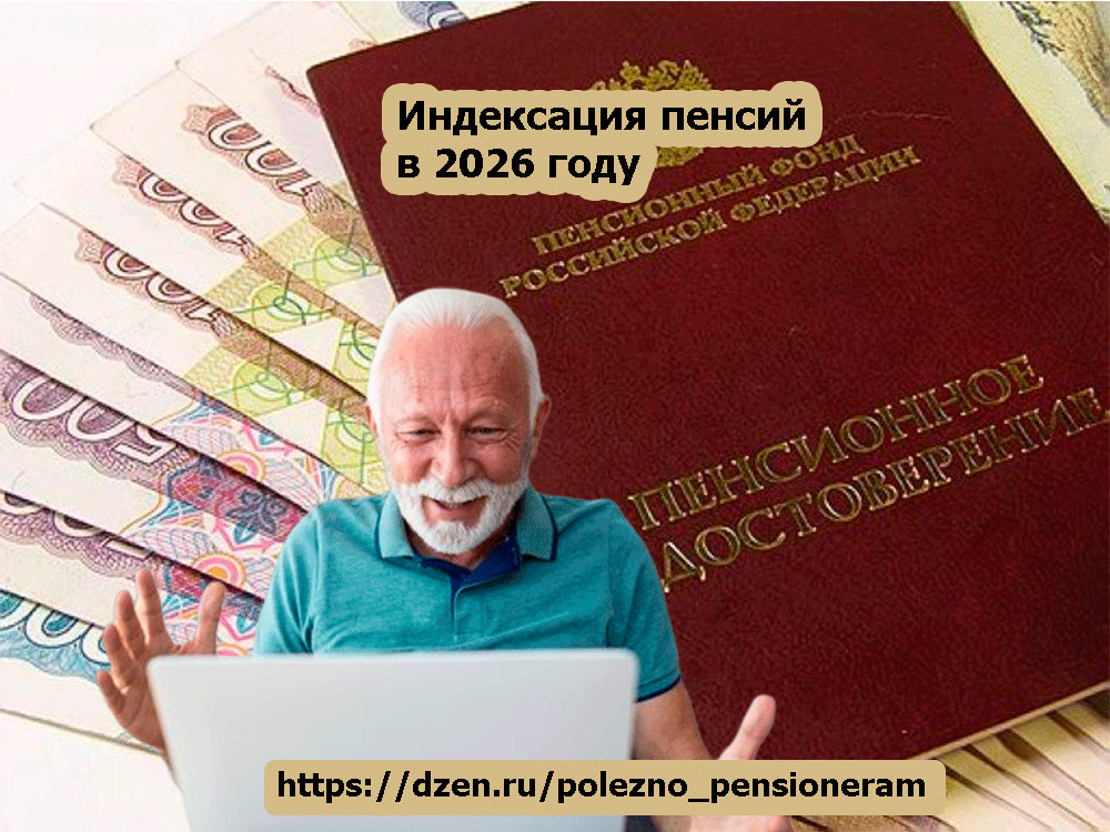 Индексация пенсий в 2026 году