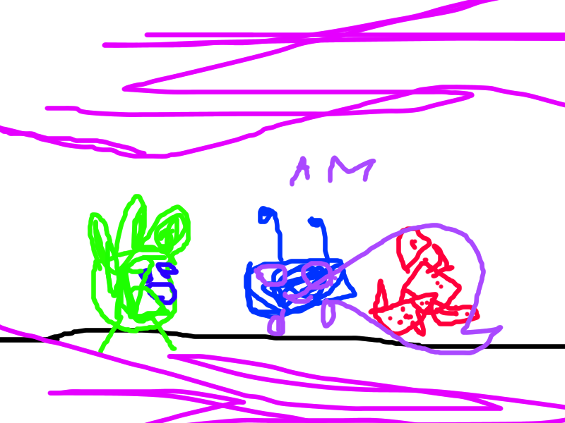 Хрум объедается самолётиками