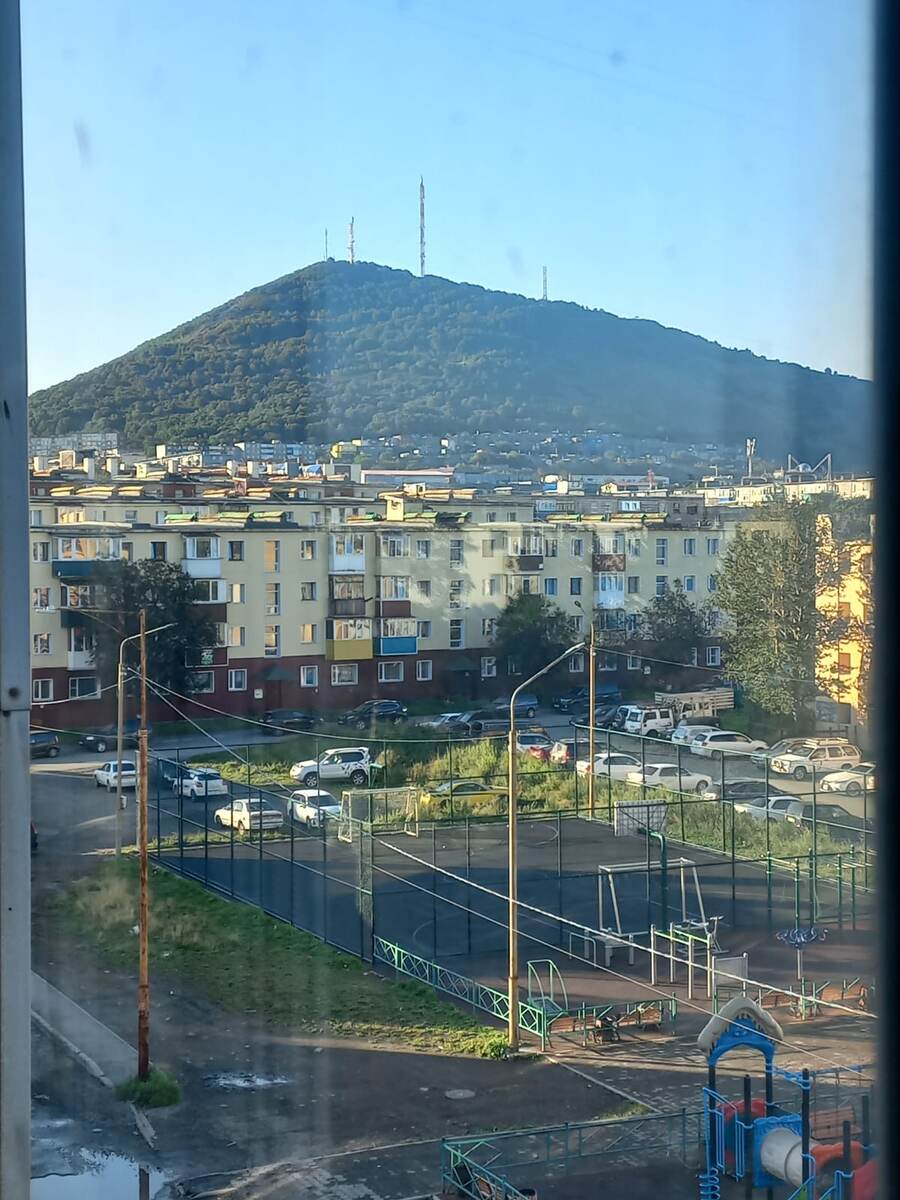 Вид с балкона.