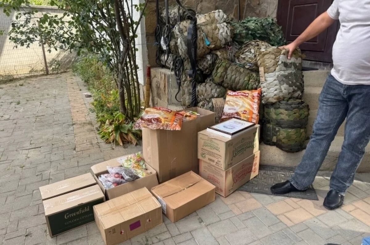    Волонтеры Крыма отправили на передовую новую партию гумпомощи