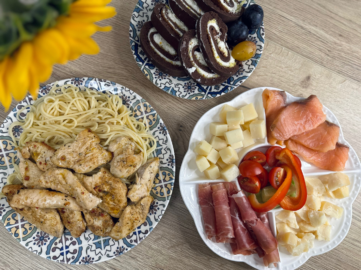 Наш «непраздничный» ужин 👩🏻‍🍳 