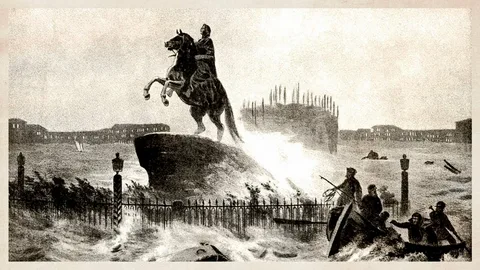 Наводнее в Санкт-Петербурге 1824 год  Из картинок Яндекса