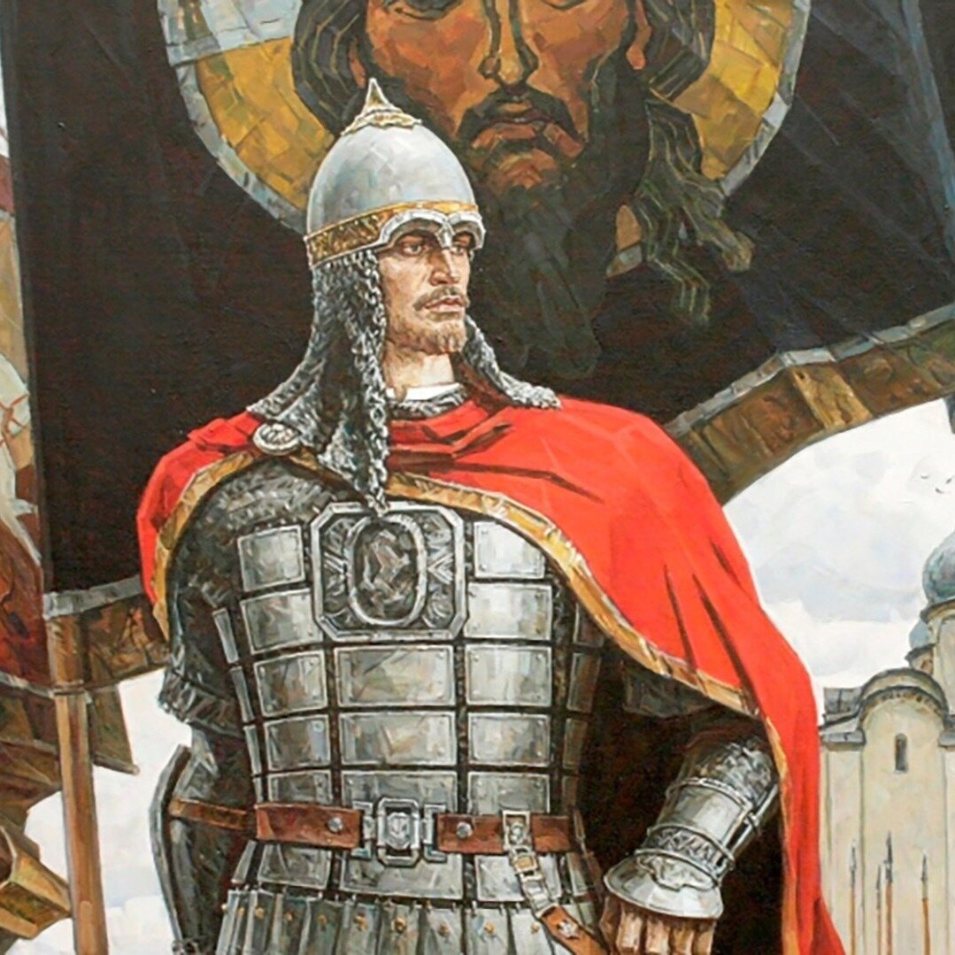 Новгородский князь Александр Ярославович.