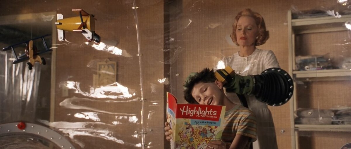 Кадр из фильма " Парень из пузыря"