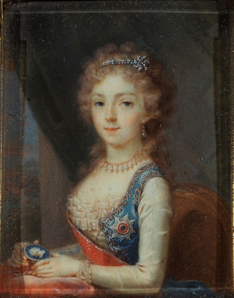 Н.Г. Жарков «Портрет Великой княгини Елизаветы Алексеевны», 1795 г.