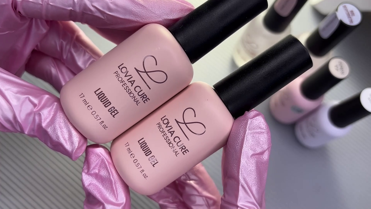 Жидкий полигель во флаконе с кистью