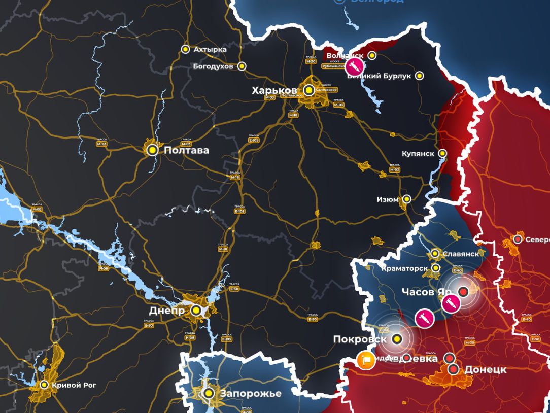 Карта СВО на 11.09.2025.