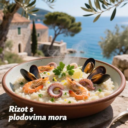 Рижото с морепродуктами (Rizot s plodovima mora)