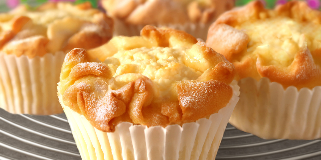 Вкусные кексы с начинкой! Все смешать и поставить в духовку! К чаю. Соффиони