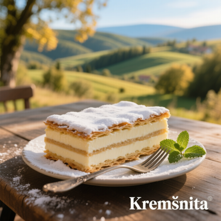 Кремшнита (Kremšnita) — десерт 