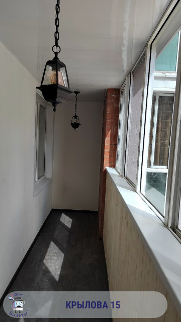 Отделка потолка на балконе пластиком от компании Дон Балкон +7 (342) 299-99-66 