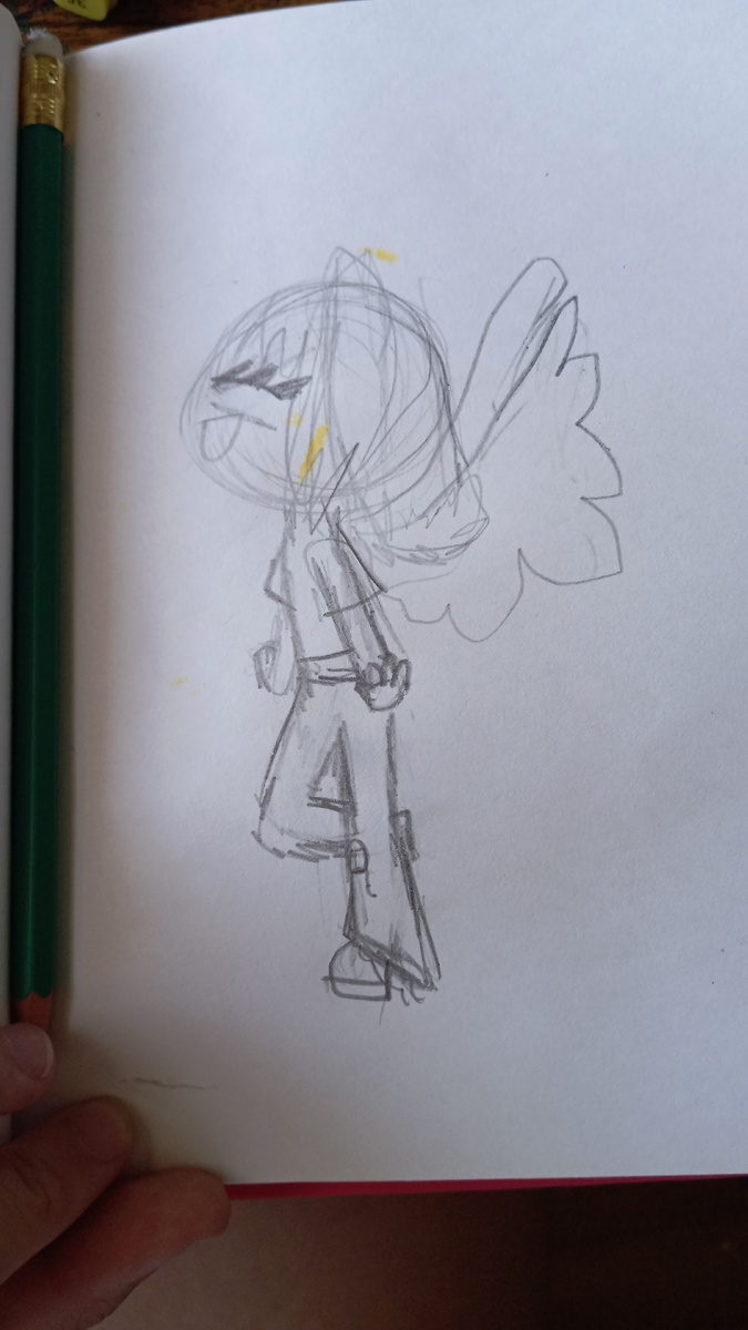 Ангелочу тоже рисую