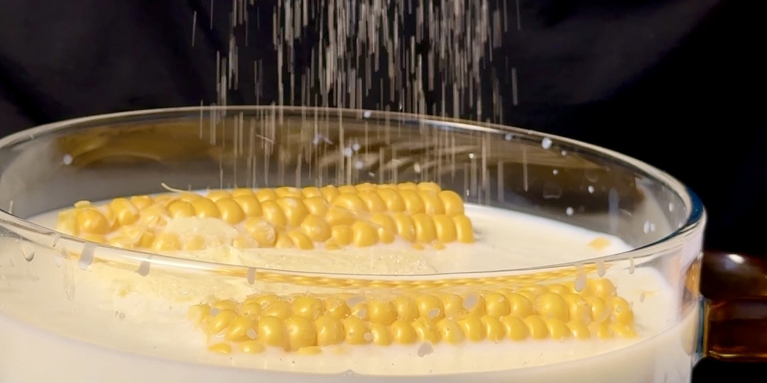 Сливочная Кукуруза по Турецки сваренная в молоке