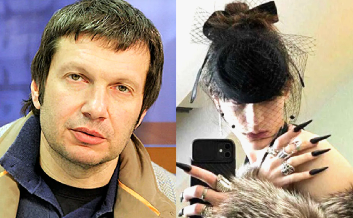 на фото Владимир Соловьев и его сын Даниил 