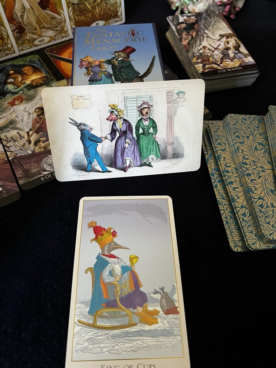 Король Кубков/Чаш в Таро "Фантастического зверинца"
