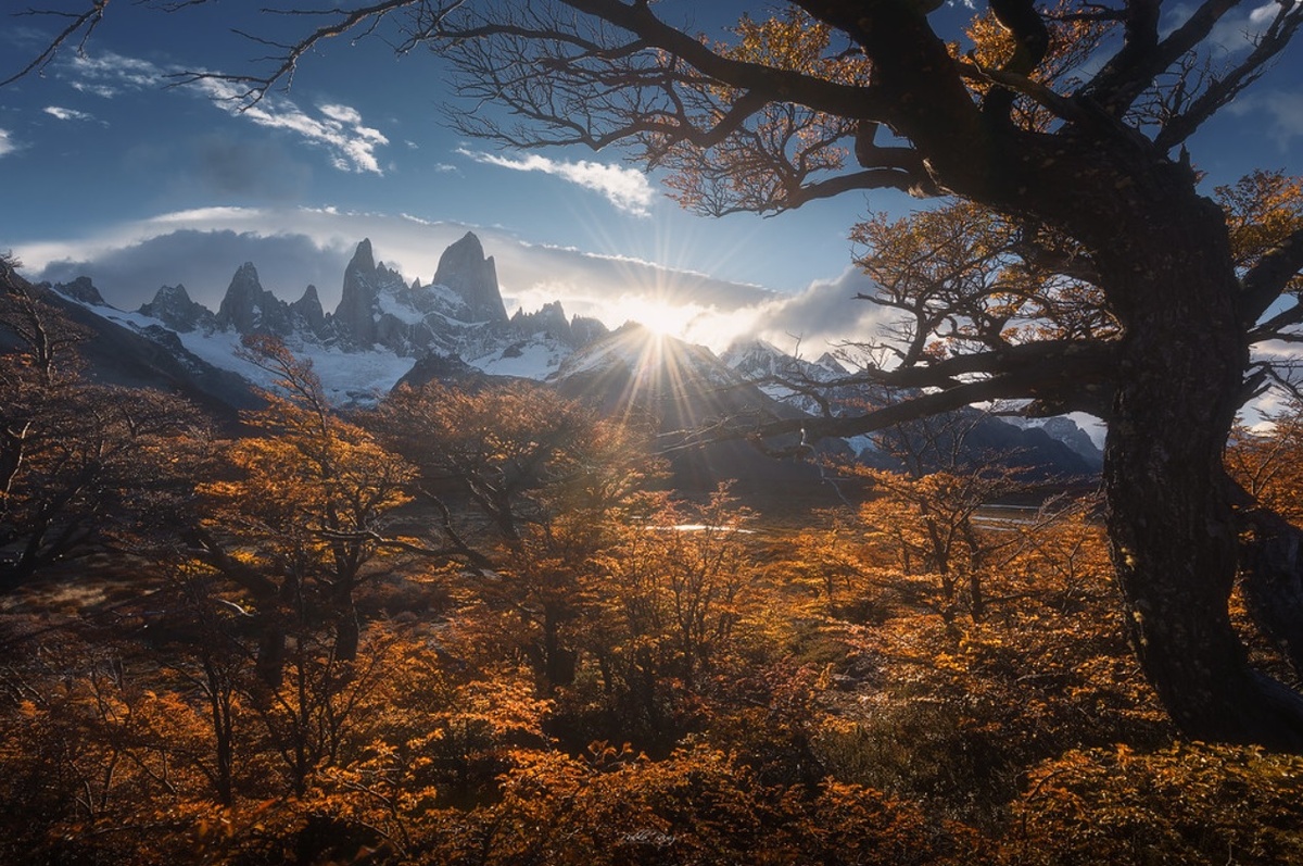 Говорят, что нечасто можно сфотографировать Фицрой не закрытый облаками