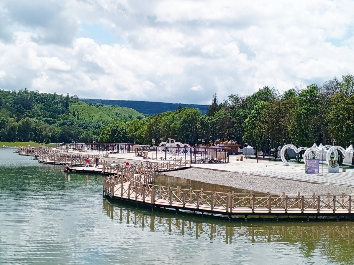 Старое озеро в Кисловодске.