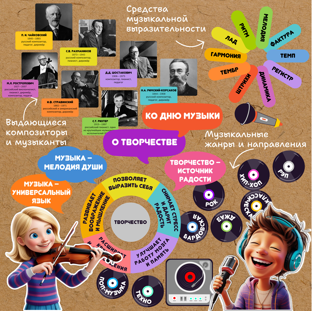 О творчестве. Ко Дню музыки