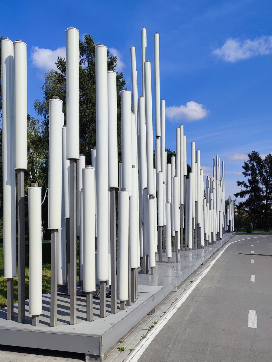 С двух сторон от входа будет Северное сияние 