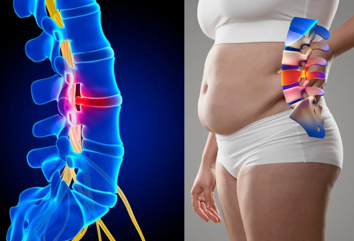 Деградация позвонков и проблемы с позвоночником из-за выпирающего живота. Порочный "спасательный "круг, из которого я выбралась