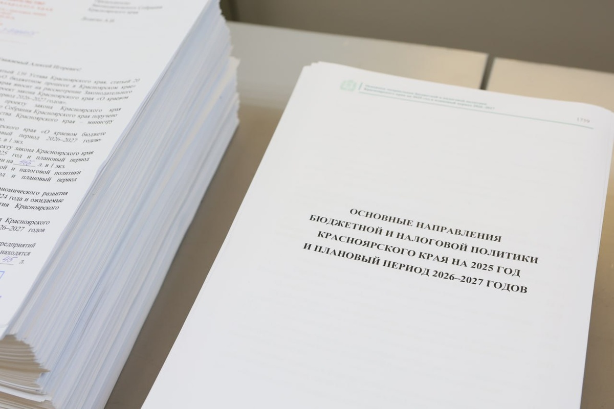     В Заксобрание Красноярского края внесли проект корректировки бюджета