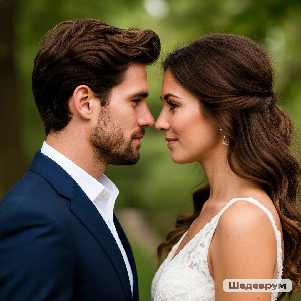 Картинка на тему "мужчина и женщина" сгенерирована нейросетью Шедеврум по запросу автора для иллюстрации публикации.