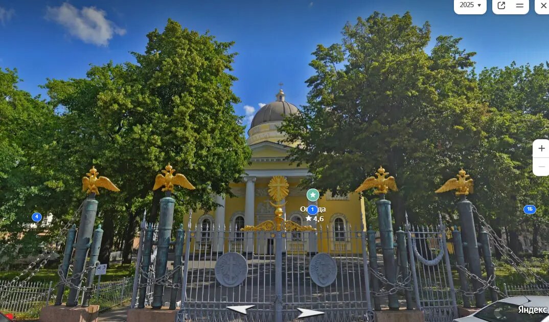    Преображенский собор. Фото: скриншот с сервиса «Яндекс.Панорамы»