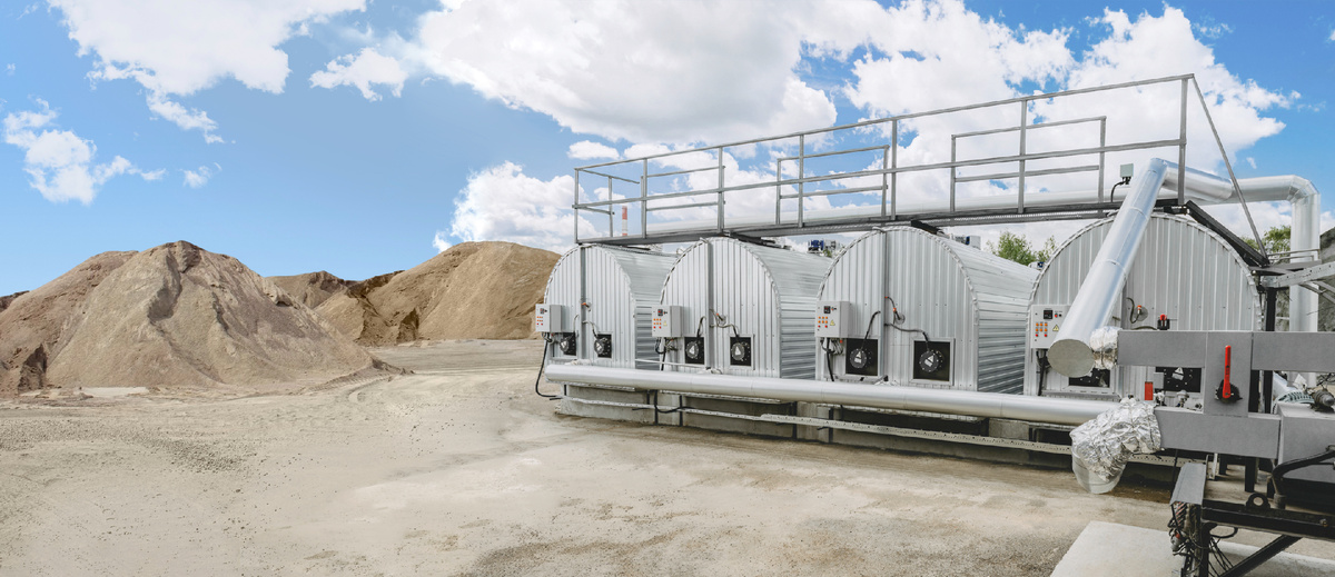 Горизонтальные резервуары для хранения битума 