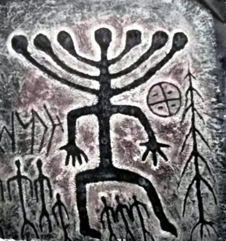 Петроглиф обнаруженный на территории Хакассии