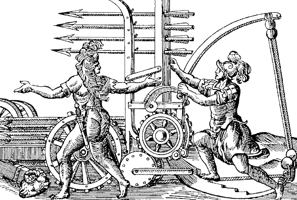 Средневековый пулемет, ты ли это?