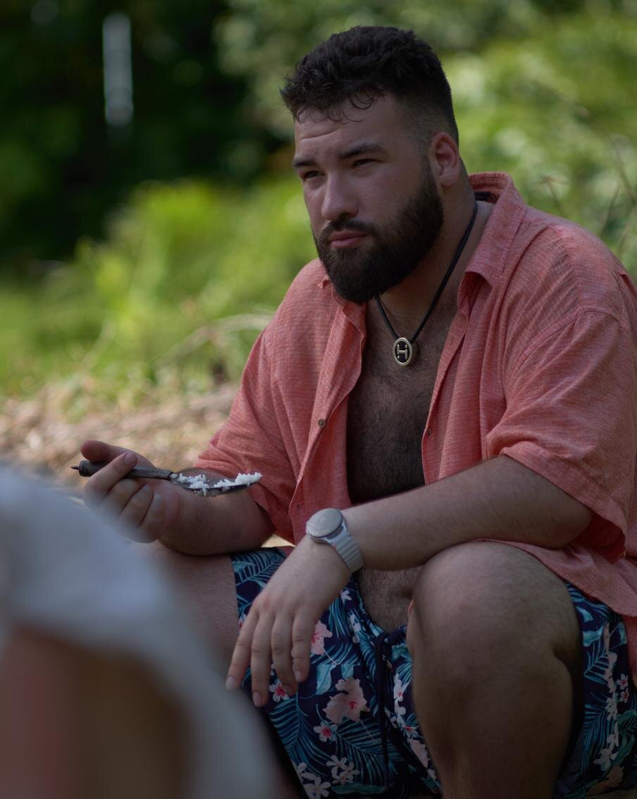 Григорий Валуев, сын знаменитого боксёра Николая Валуева, пришёл на проект "Выживалити. Наследники" с таким весом. @"Пятница!"