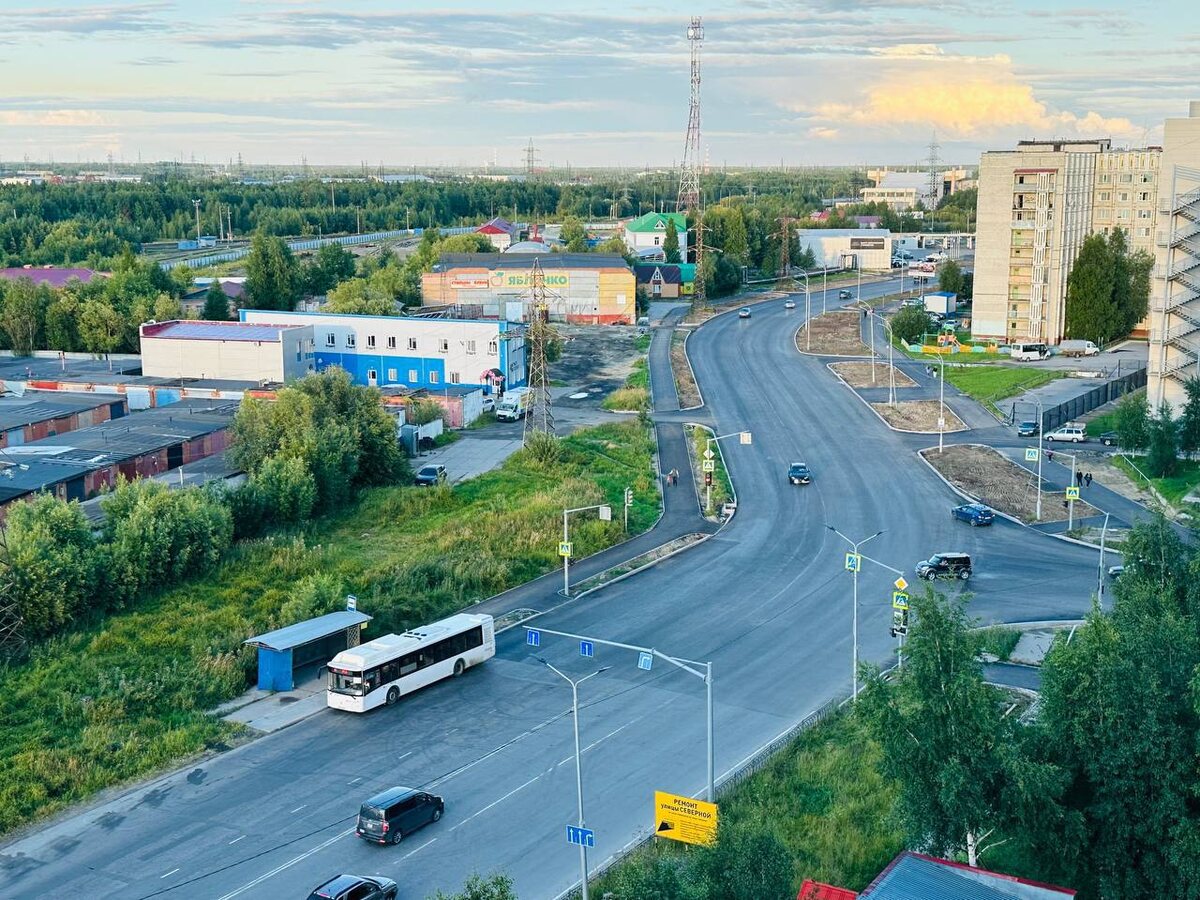    В Нижневартовске обновленная улица Северная заботится о безопасности пешеходов