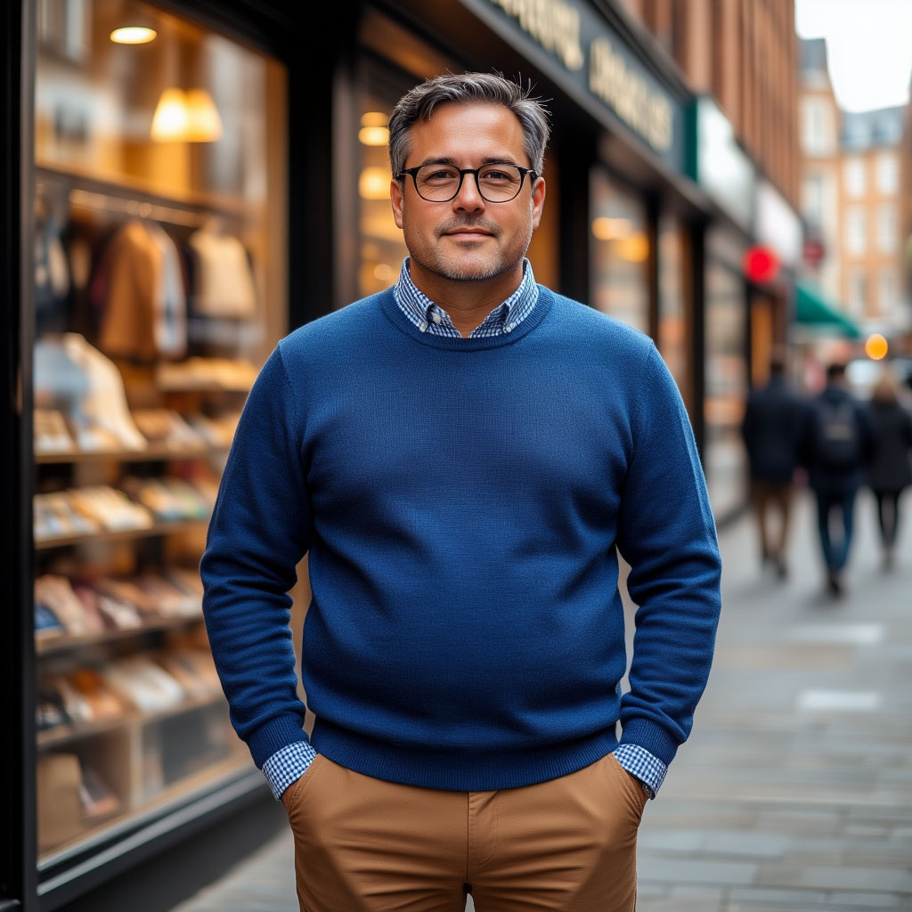 Мужчины любят одежду синего цвета