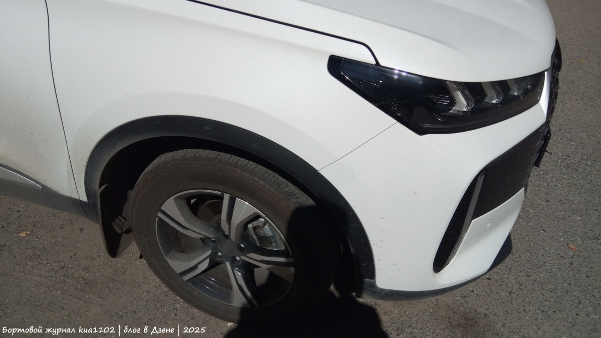 А вот так выглядит передняя оптика у модели Chery Tiggo 4 New. Автор фотографии kua1102