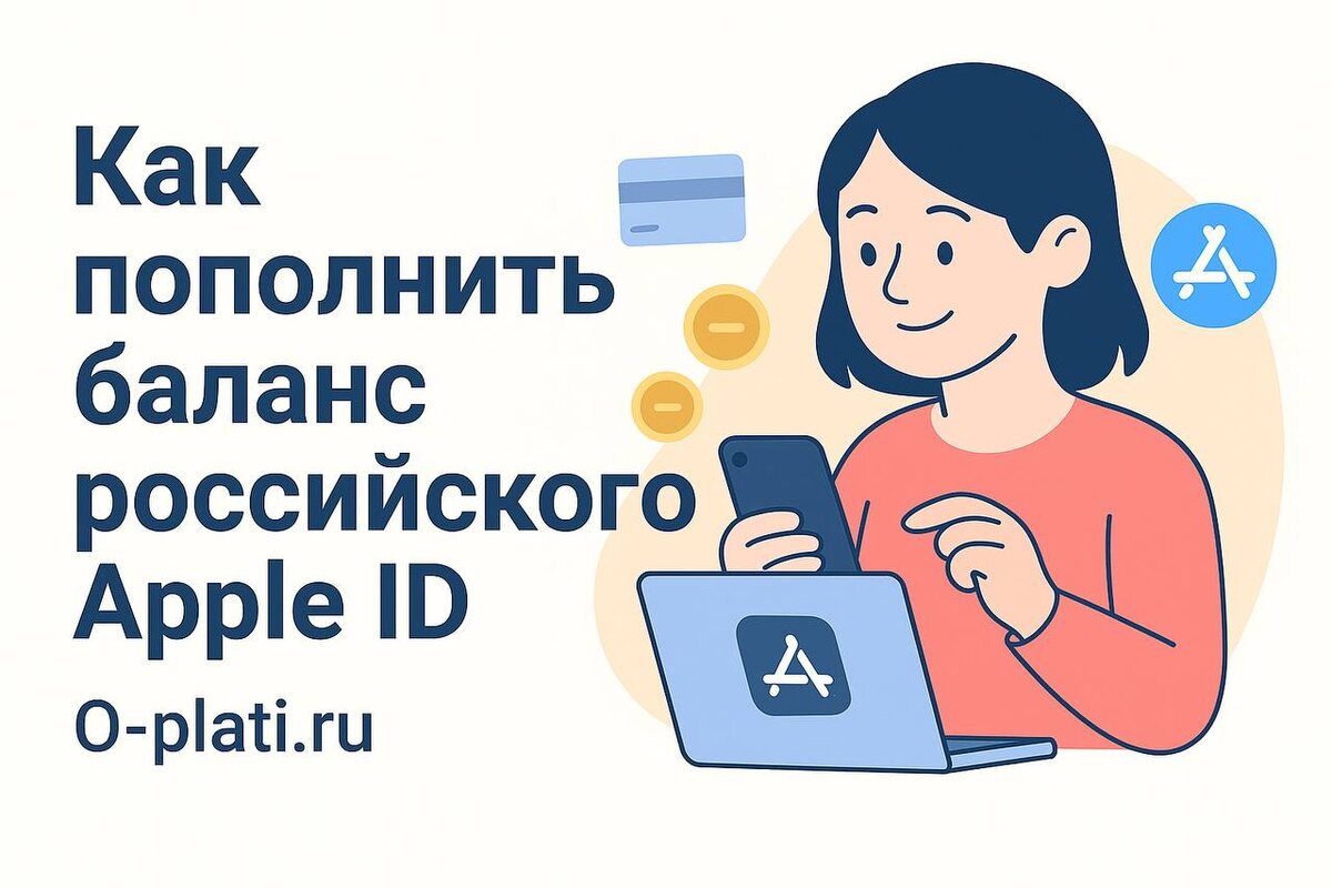  как пополнить баланс apple id из России в 2025 без зарубежной карты
