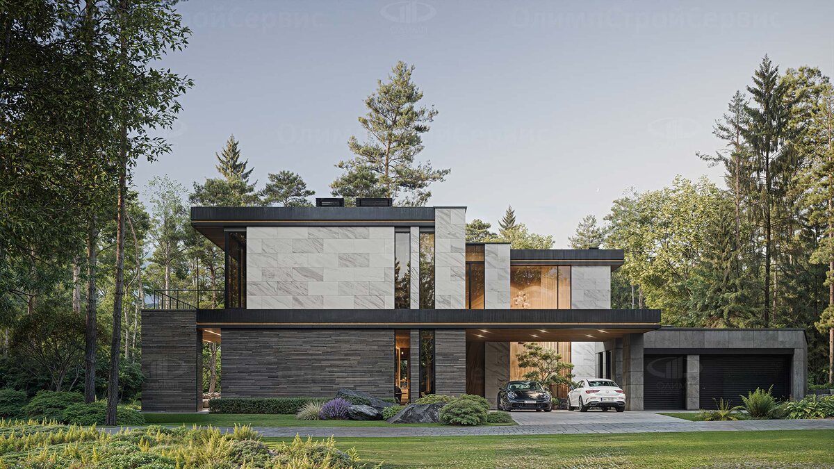 Проект дома «Вудленд» | ОЛИМПСТРОЙСЕРВИС