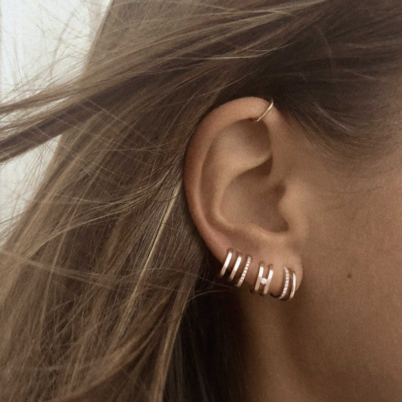 Серьги Vanrycke Charlie из розового золота с бриллиантами