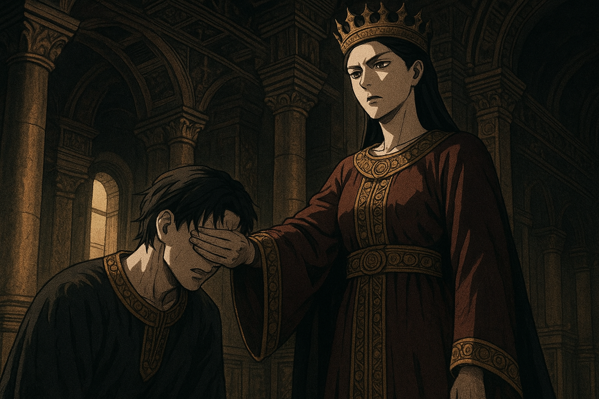 Ослепление во имя власти (создано с помощью нейросети)