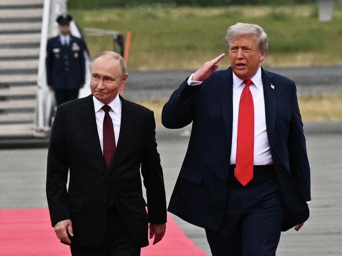 Путин и Трамп на Аляске