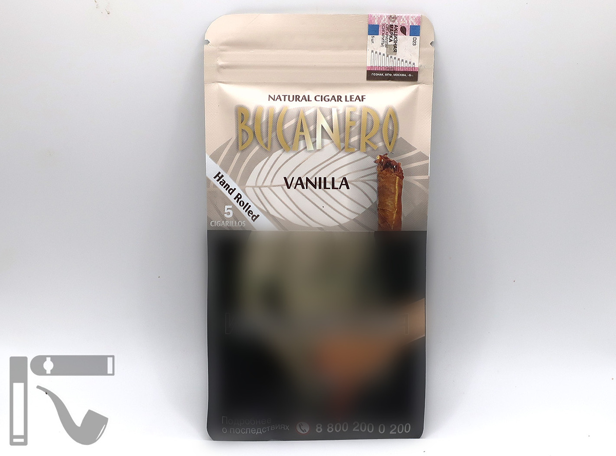 Сигариллы Bucanero Vanilla. Фото: © канал "Уголок Курильщика"