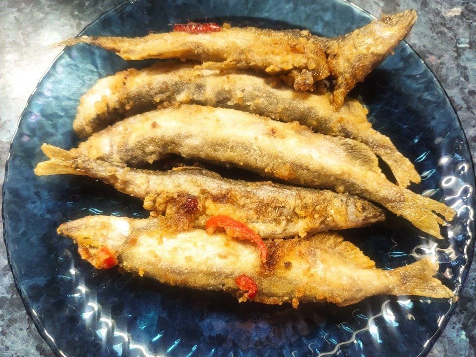 Мойва жареная, пикантная. Мойва с халапеньо - это вкусно!