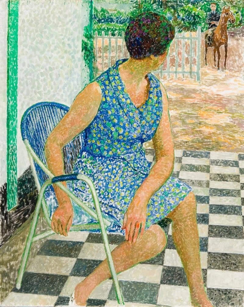 Леон де Смет, "На террасе"