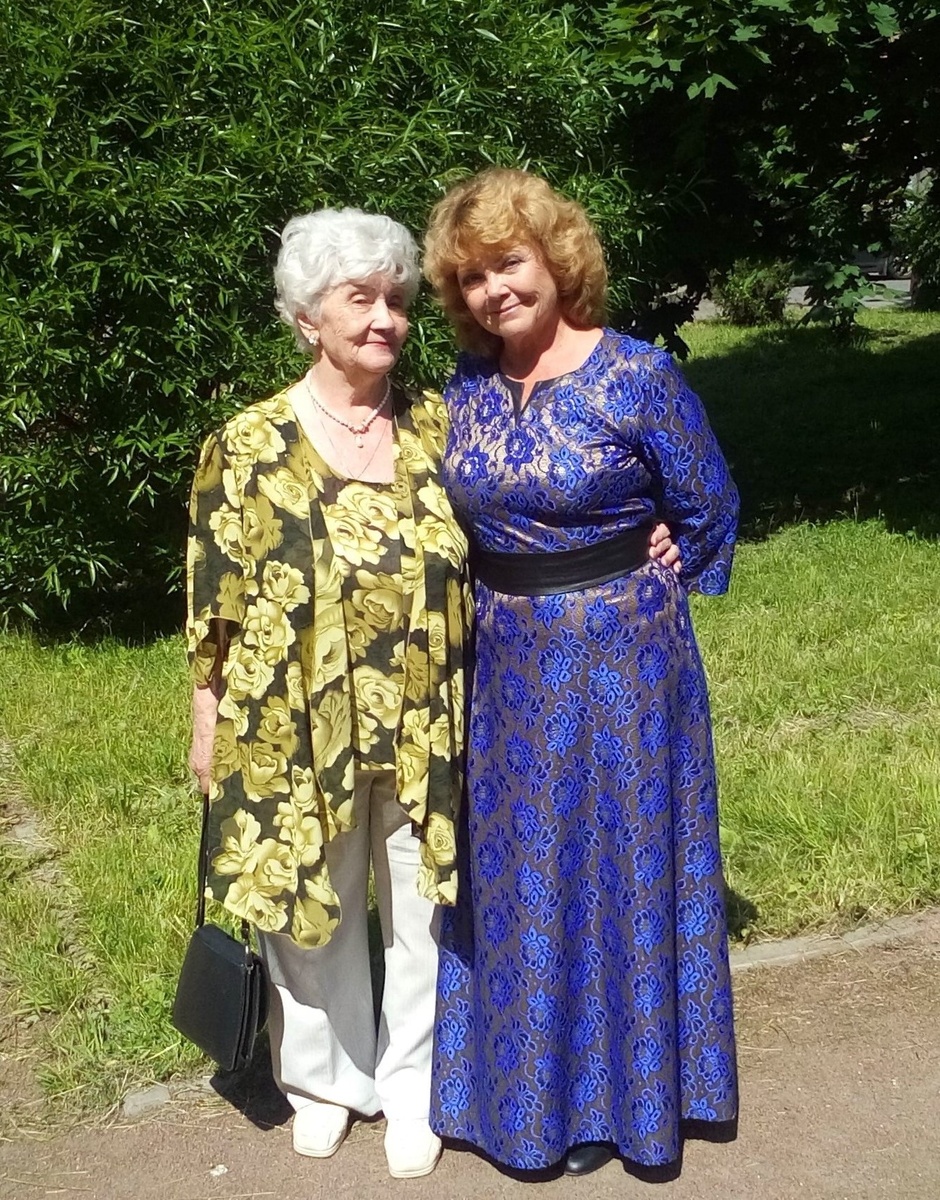 Мы с Мамой в день её 80-летия