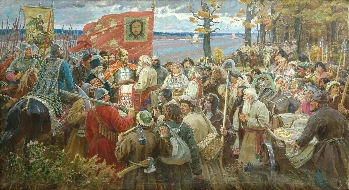 Овчинников Н. В. «Навеки вместе. (Встреча Ивана Грозного с посланцами чувашского народа по пути следования в Казань в 1554 году)»