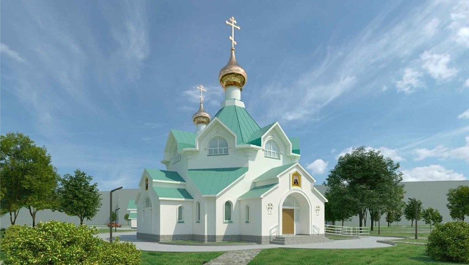    Проект храма Сергия Радонежского. Автор фото: КГА