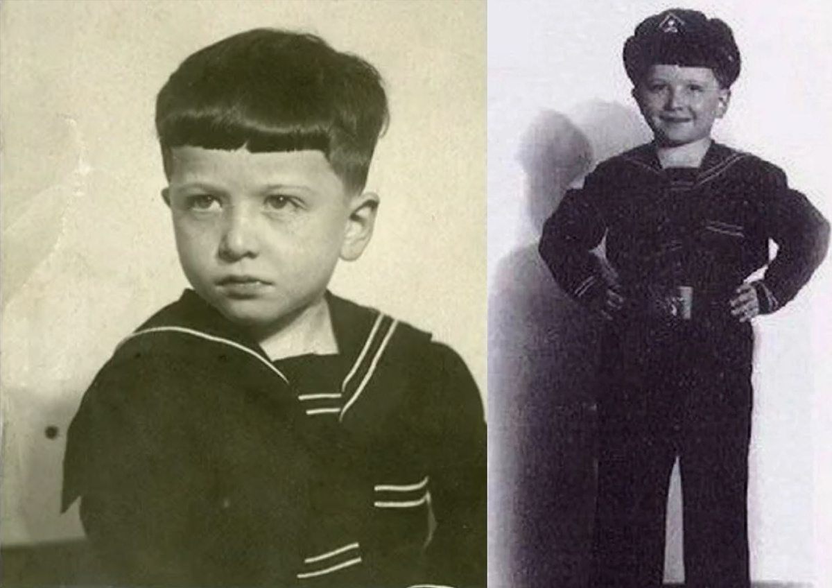 Александр Розенбаум в детстве. Фото из открытых источников в интернете.