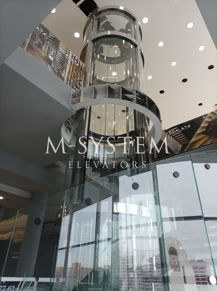 Коммерческая серия панорамных лифтов компания «М-Систем»
