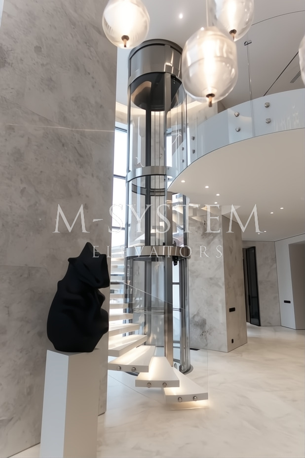 Панорамный лифт в коттедж от компании «М-Систем»
